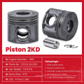 Pièces automobiles Piston du moteur Toyota 2kd 13101-0L020 13101-30030